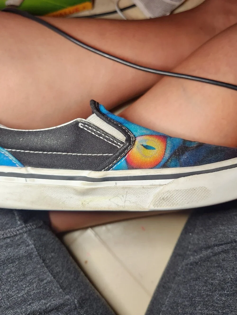VANS - KPOP DEMON HUNTERS DERPY TIGER Kids Slip-On Sneakers